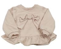 Světlerůžová mikina s mašlí Next