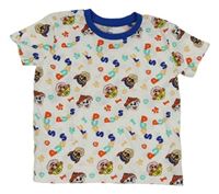 Bílé tričko s Paw Patrol a písmeny Sinsay
