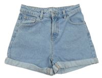 Modré riflové mom kraťasy Denim Co.