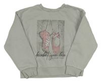 Šedá mikina s obrázkem Primark