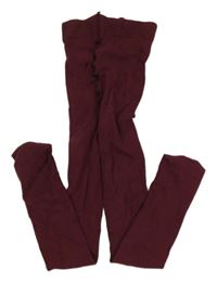 Vínové punčocháče H&M