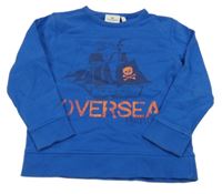 Modrá mikina s nápisem Tom Tailor