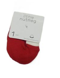 Nové - bílo-červené punčocháče Nutmeg