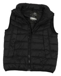 Černá šusťáková zateplená vesta Primark