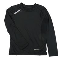 Černé sportovní funkční triko s logem Sondico