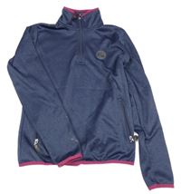 Tmavomodrá thermo mikina s nášivkou HKM