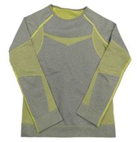 Šedo-žluté funkční triko Lupilu