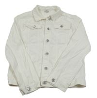 Bílá riflová bunda Tu