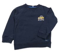 Tmavomodrá mikina s autem Joules