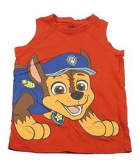 Červené tílko - Tlapková Patrola C&A