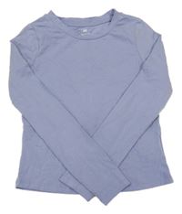 Lila crop triko H&M
