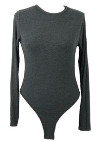 Dámské šedé žebrované body Primark 