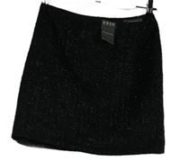 Dámská černá třpytivá sukně Primark 