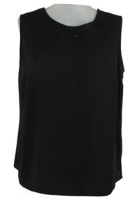 Dámská černá halenka s kamínky Fabiani 