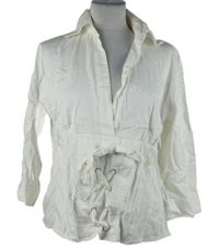 Dámská bílá halenka se šněrováním Next 