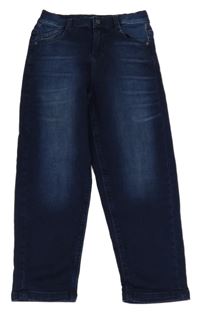 Tmavomodré teplákové rifle S. Oliver