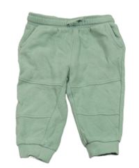 Zelenomodré žebrované tepláky Manor