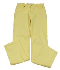 Žluté skinny rifle H&M