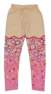 Růžové vzorované legíny Mia and Me