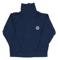 Tmavomodrý rolák s potiskem 