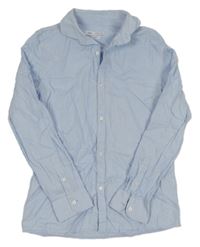 Světlemodrá melírovaná košile ZARA