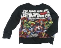 Černá mikina s potiskem - Avengers Marvel