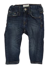 Tmavomodré capri rifle H&M