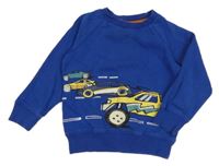 Modrá mikina s monster truckem F&F