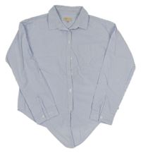 Světlemodro-bílá pruhovaná halenka se srdíčky Only