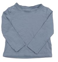 Šedomodré triko H&M