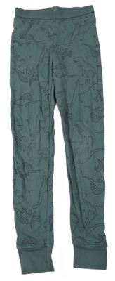 Khaki pyžamové kalhoty s dinosaury H&M
