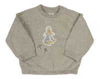 Béžová melírovaná mikina Peter Rabbit 