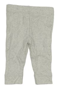 Šedé melírované tepláky