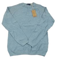 Nové - Světlemodrý svetr s jelenem Next