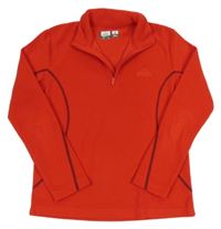 Červená funkční fleecová mikina McKinley