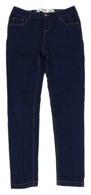 Tmavomodré skinny rifle Denim 