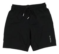 Černé sportovní kraťasy Decathlon