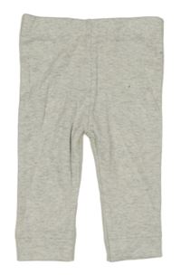 Šedé melírované tepláky 