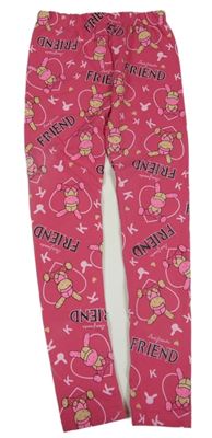 Růžové legíny se zajíčkem Sezon