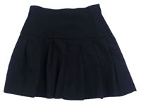 Černá skládaná sukně H&M