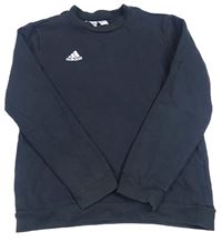 Tmavošedá mikina s logem Adidas