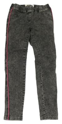 Tmavošedé plísňové riflové džegíny s pruhem Pepperts!