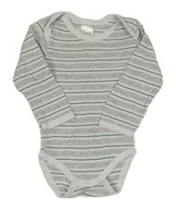 Šedo-bílo-tmavozelené pruhované melírované body DIMO