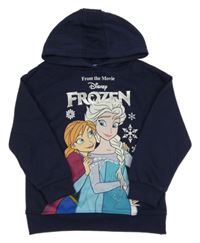 Tmavomodrá mikina s Frozen a kapucí PRIMARK