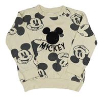 Světlebéžová mikina s Mickeym Disney
