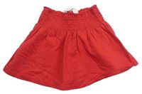 Červená kolová tepláková sukně H&M