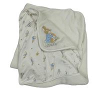 Smetanová chlupatá deka s Peter Rabbit