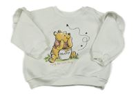 Bílá mikina s Púem a volánky Matalan