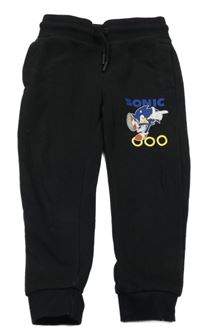 Černé tepláky se Sonicem Primark