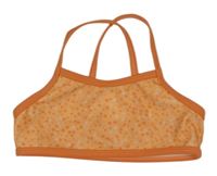 Oranžová plavková lambáda s hvězdami